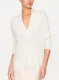 The Siena Wrap Neck Pullover at Brochu Walker