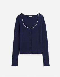 The Signature Knit Scoopneck Cardigan at Madewell