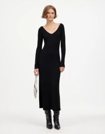 The Signature Knit V-Neck Midi Dress at Madewell