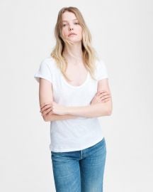 The Slub U Neck Tee at Rag & Bone