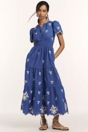 The Somerset Embroidered Maxi Dress2 at Anthropologie