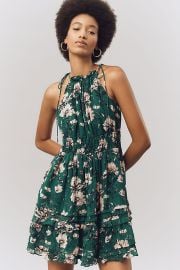 The Somerset Halter Mini Dress at Anthropologie