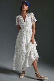 The Somerset Maxi Dress Eyelet Edition at Anthropologie