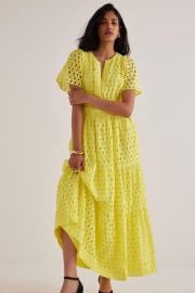 The Somerset Maxi Dress Eyelet Edition at Anthropologie