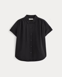 The Square Shirt in SoftLuxe Black Everlane at Everlane