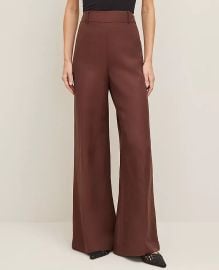 The Statement Palazzo Pant in Linen Blend at Ann Taylor