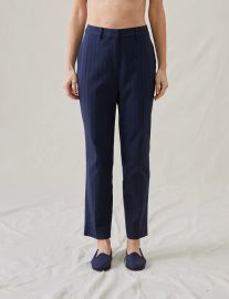 The Straight Leg Pants in Tonal Stripe at Attersee