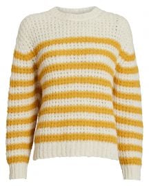 The Striped Alpaca-Blend Sweater at Intermix