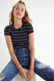 The Striped Baby Tee at Urban Outfitters