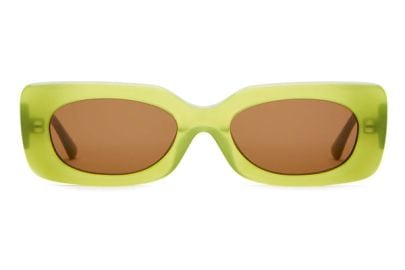 The Supa Phreek Kiwi Green Bioacetate Sunglasses at Crap Eyewear