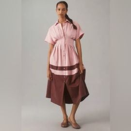 The Tobie Shirt Dress By Exquise at Anthropologie
