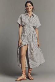The Tobie Shirt Dress By Exquise at Anthropologie