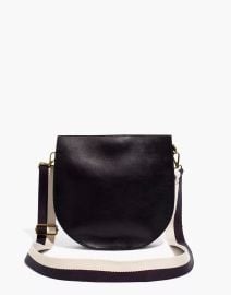 The Transport Saddlebag in True Black at Madewell 