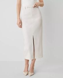 The Trouser Column Midi Skirt at Ann Taylor