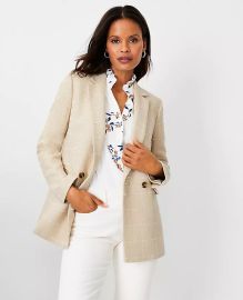 The Tweed Double Breasted Blazer at Ann Taylor