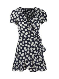 The Valentina Daisy Short Sleeve Wrap Dress Ralisation Par at Realisation