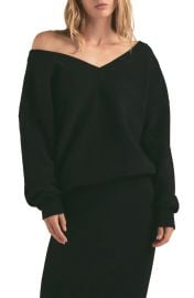 The Violet One-Shoulder Rib Sweater at Nordstrom