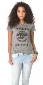 The World Is An Oyster tee by Patterson J Kincaid at Shopbop