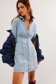 Thea Denim Mini at Free People