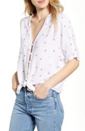 Thea Tie Hem Shirt at Nordstrom Rack