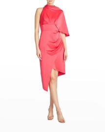 Theia Bria Asymmetrical Cocktail Dress at Neiman Marcus