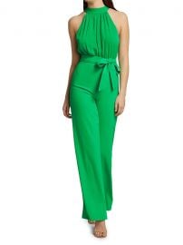 Thelma Halterneck Jumpsuit by Alice + Olivia at Saks Fifth Avenue