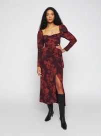 Theo Dress - Long Sleeve Midi Reformation at Reformation