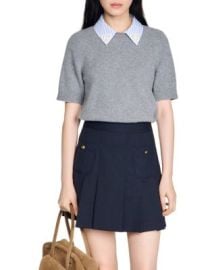 Theo Layered Look Sweater at Bloomingdales
