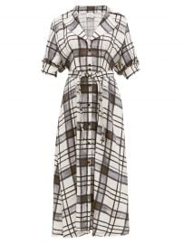 Theodora Checked Shirtdress by Aje at Matches