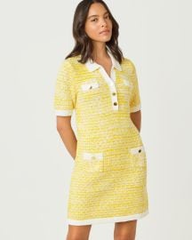 Theodorah Polo Sweater Dress Estelle Yellow Lilly Pulitzer at Lilly Pulitzer
