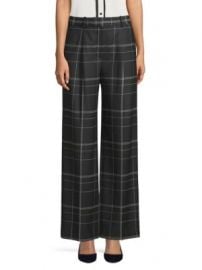 Theory - Adamaris Plaid Trousers at Saks Off 5th