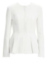 Theory - Canvas Tweed Movement Peplum Jacket at Saks Fifth Avenue