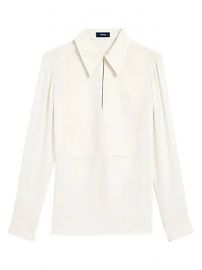 Theory - Classic Yoke Popover Collar Tunic at Saks Fifth Avenue