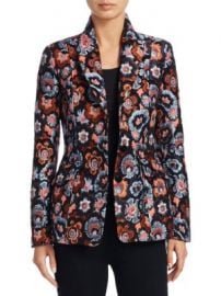 Theory - Floral Jacquard Jacket at Saks Off 5th