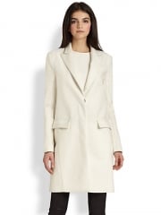 Theory - Lavanya Gazetter Calf Hair Coat at Saks Fifth Avenue