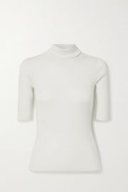 Theory - Leenda R ribbed merino wool-blend turtleneck sweater at Net A Porter