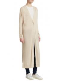 Theory - Linen Maxi Cardigan at Saks Fifth Avenue