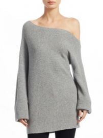 Theory - One-Shoulder Wool Sweater at Saks Fifth Avenue