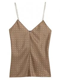 Theory - Polka Dot Silk Camisole at Saks Fifth Avenue