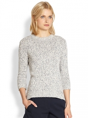 Theory - Rainee Terry Marled Sweater at Saks Fifth Avenue