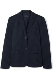 Theory - Striped jacquard blazer at Net A Porter