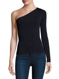 Theory - Uleera One-Shoulder Bodycon Top at Saks Fifth Avenue