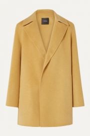 Theory - Wool and cashmere-blend coat at Net A Porter