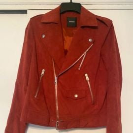 Theory Jackets amp Coats Theory Faux Suede Moto Jacket at Poshmark