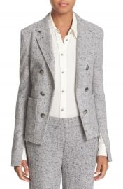 Theory  Jontia K Parkdale  Double Breasted Cutaway Front Suit Jacket at Nordstrom