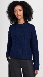 Theory Aran Cable Knit Pullover at Shopbop