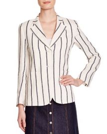 Theory Brightdale Striped Linen Blazer at Bloomingdales