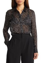 Theory Button-Up Blouse at Nordstrom