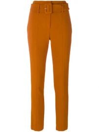 Theory Cigarette Belted Trousers - Farfetch at Farfetch