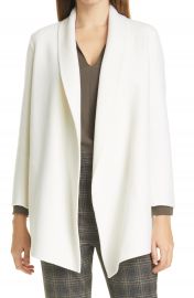 Theory Clairene Luxe Shawl Collar Coat   Nordstrom at Nordstrom